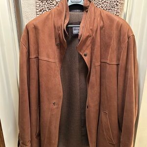 Brown Leather Coat